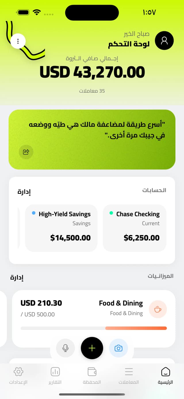 اللوحة · لمحة واحدة